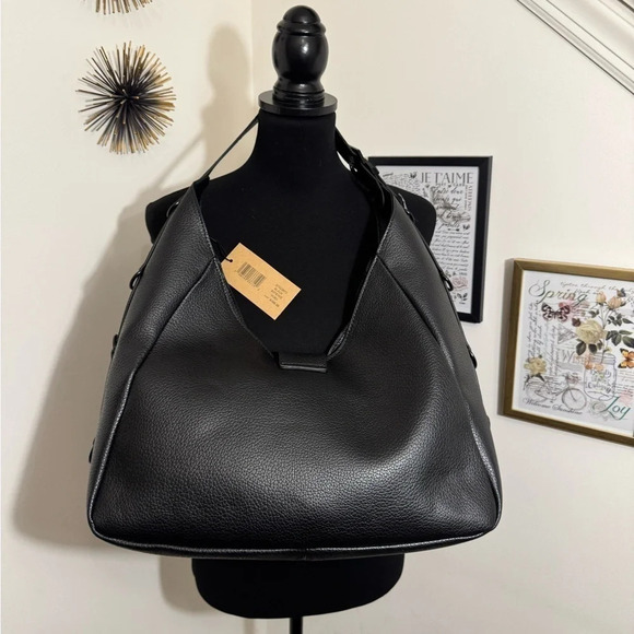 Steve Madden Bstewie hobo shoulder bag in black NWT - Picture 3 of 16